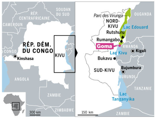 Carte - Région des grands lacs